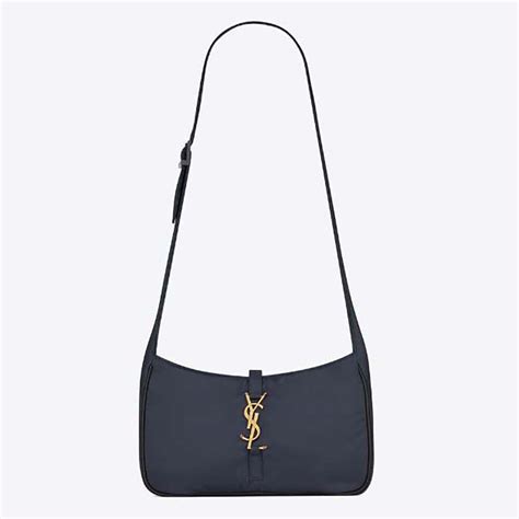 navy blue ysl|SAINT LAURENT Econyl Nylon Le 5 A 7 Hobo Navy.